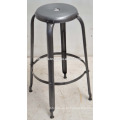 Vintage industrial banhado a metal Bar Stool